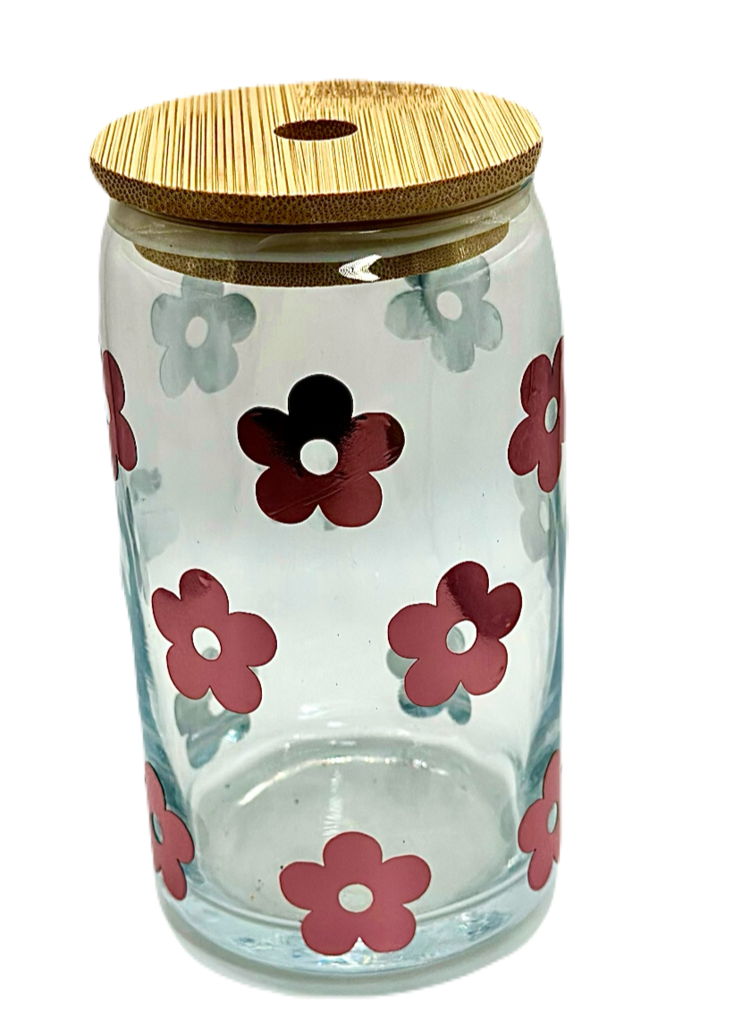 Flower Glass Cup